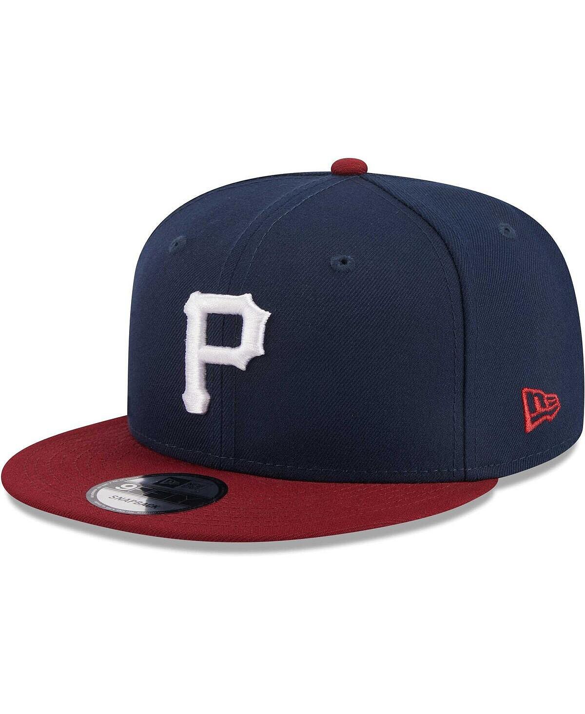 

Мужская темно-синяя двухцветная кепка Snapback Pittsburgh Pirates 9FIFTY New Era