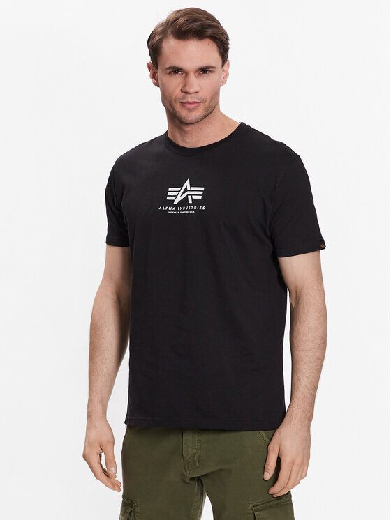 

Футболка стандартного кроя Alpha Industries, черный
