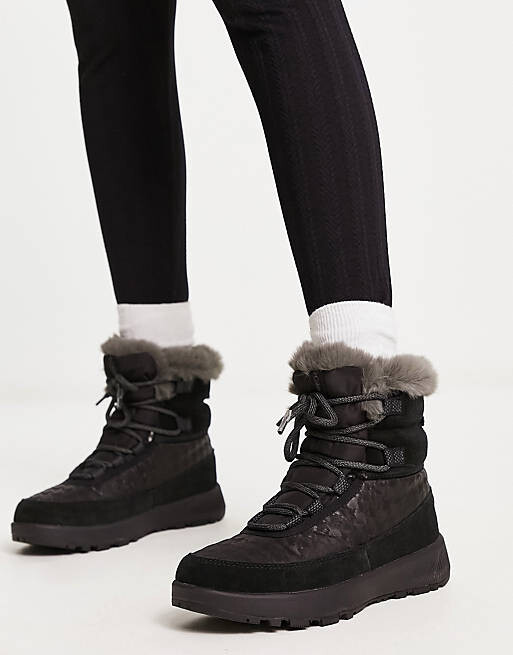 

Черные утепленные ботинки Columbia Slopeside Peak Luxe