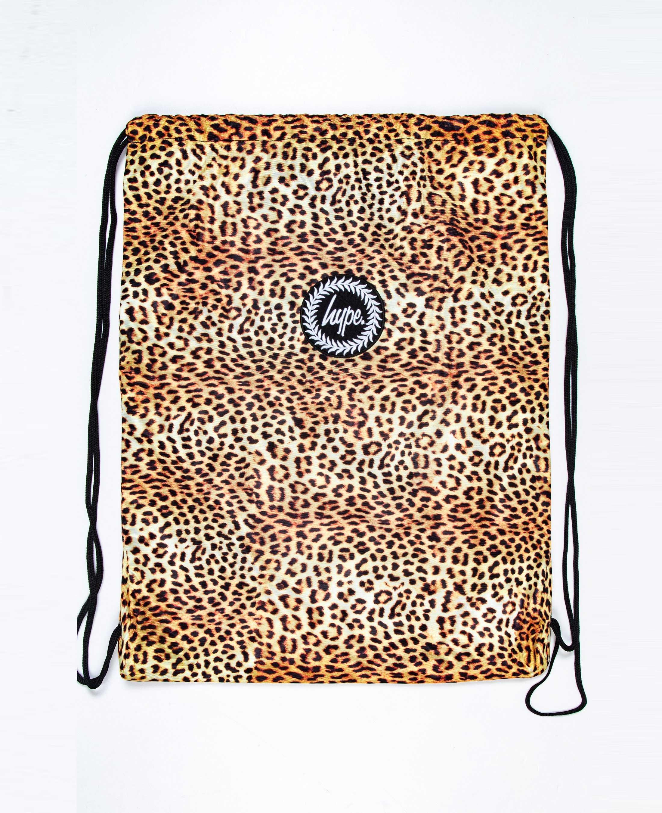 Леопардовая сумка на шнурке Hype, мультиколор цена и фото