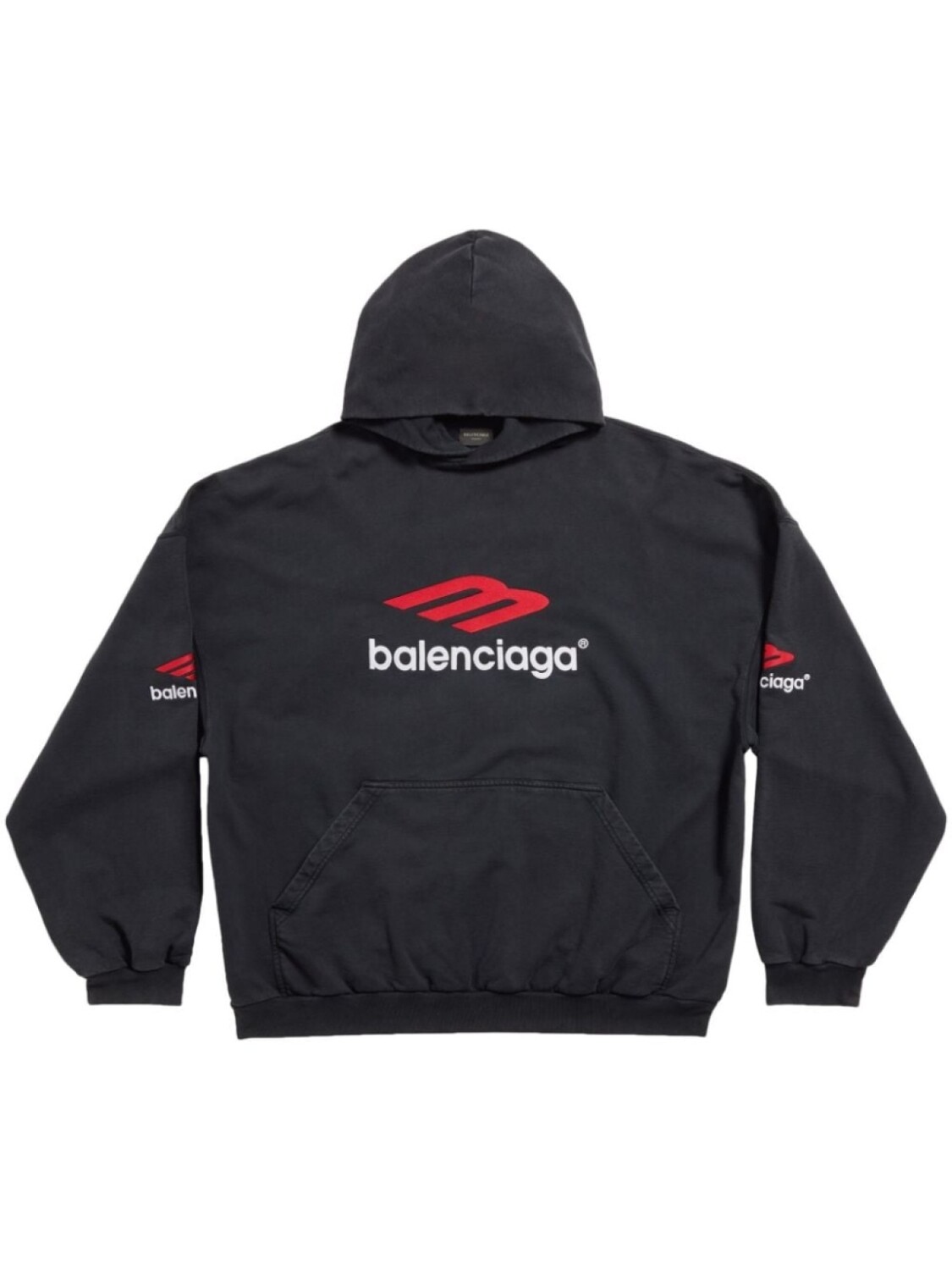 

Balenciaga худи 3B Sports Icon, черный