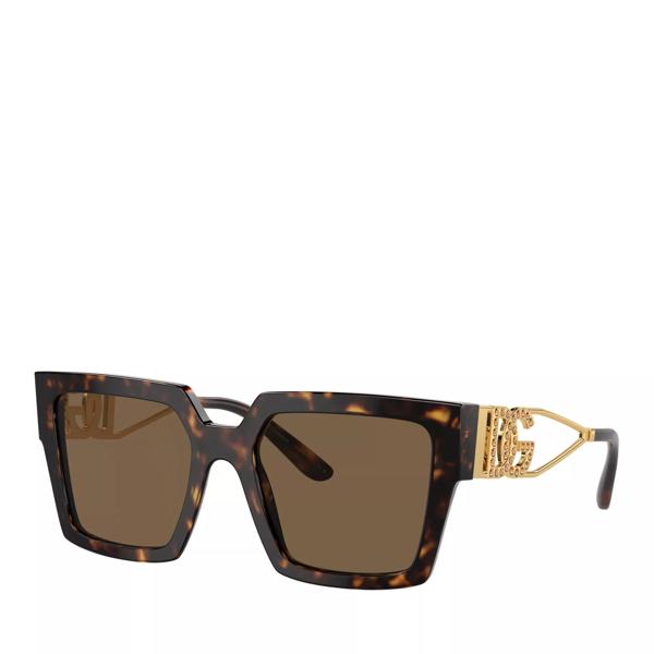 Солнцезащитные очки 0dg4446b Dolce&Gabbana, коричневый