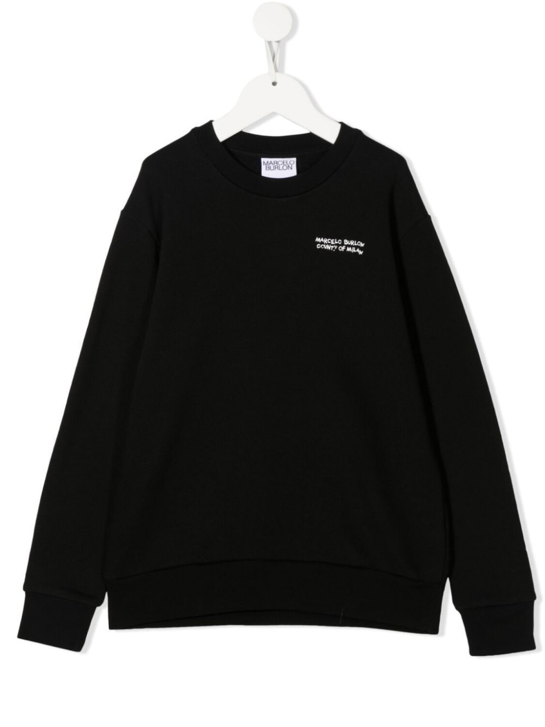 

Marcelo Burlon County Of Milan толстовка с вышитым логотипом, черный