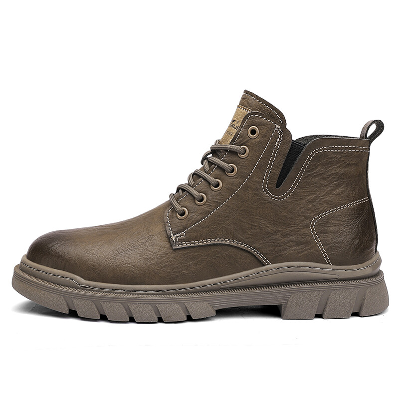 

Мужские ботинки Cahhrrn X Martin Boot Men Beige G.N.Shijia