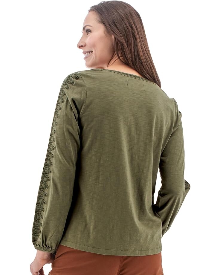 Топ Aventura Clothing Kalina Top, цвет Deep Lichen Green