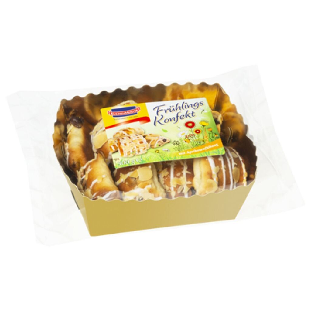 

Весенние конфеты KuchenMeister с абрикосовой начинкой и миндалем 300г