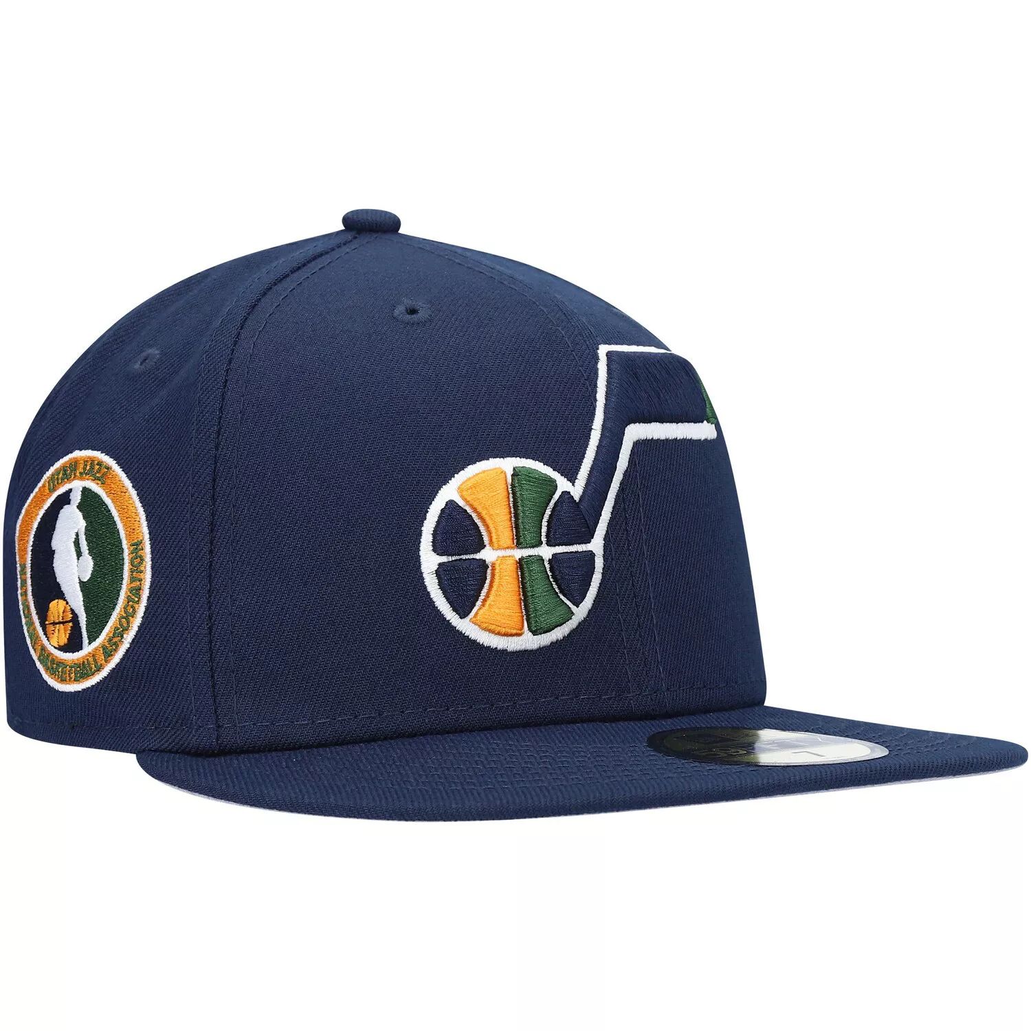 

Мужская приталенная шляпа New Era Navy Utah Jazz Team Logoman 59FIFTY