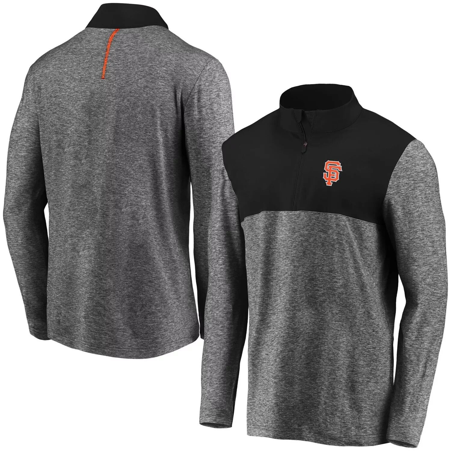

Мужская черная фирменная куртка San Francisco Giants Iconic Marble клатч с молнией до половины Fanatics