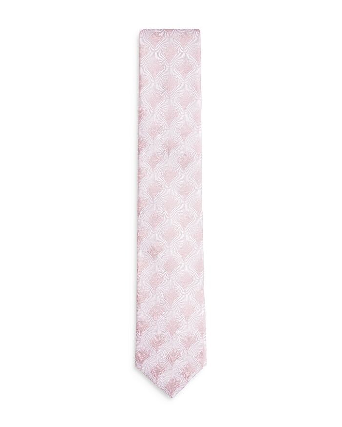 

Шелковый узкий галстук Herro Fan с жаккардовым принтом Ted Baker