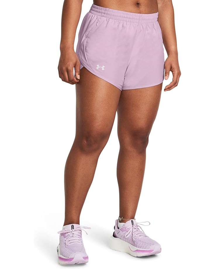 Шорты Under Armour Fly By Shorts, цвет Purple Ace/Purple Ace/Reflective