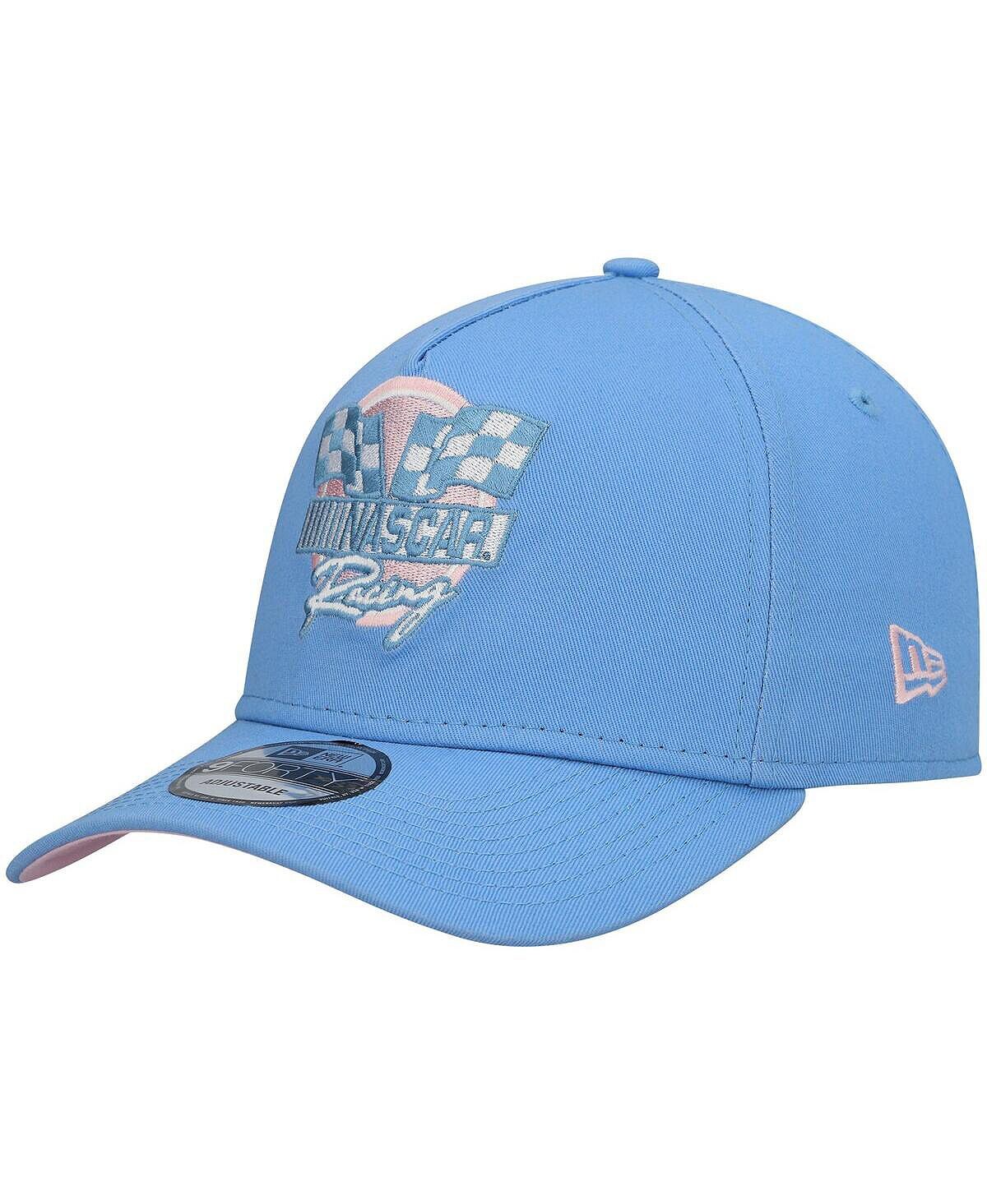 

Мужская голубо-розовая кепка NASCAR 9FORTY Snapback с А-образной рамкой New Era