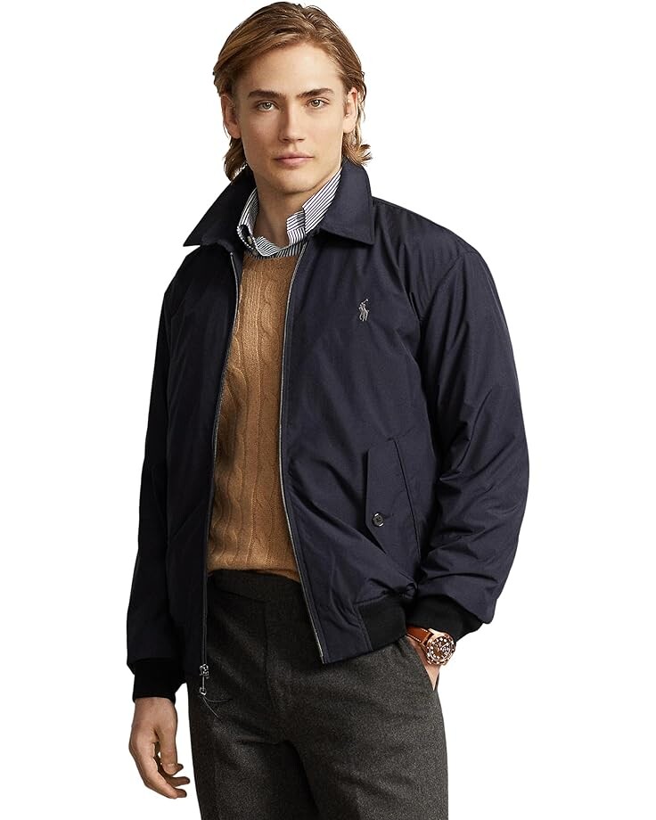 Куртка Polo Ralph Lauren Packable Water-Repellent, черный мужской пуховик polo ralph lauren plaid down water repellent ripstop