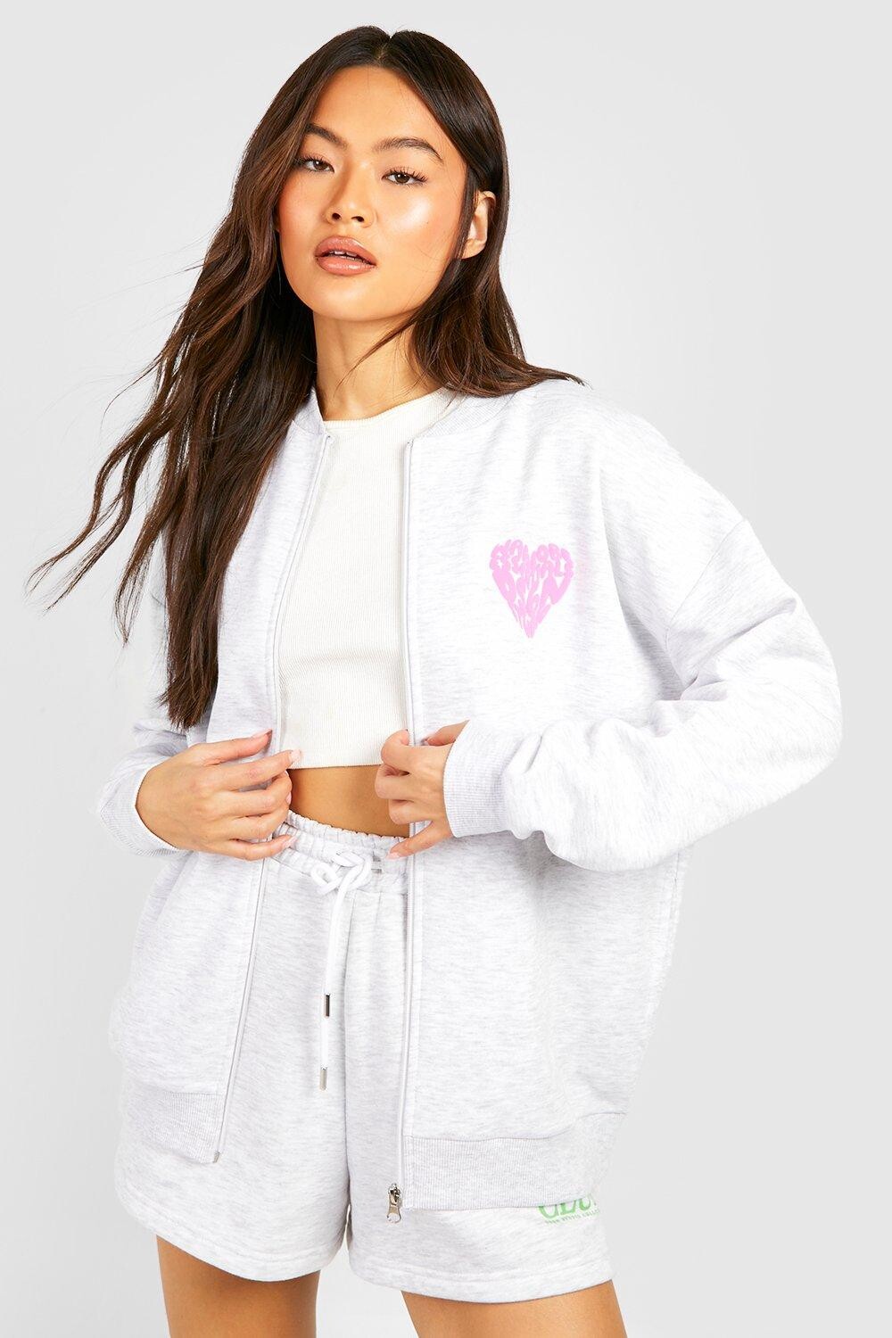 

Куртка-бомбер оверсайз dsgn studio Boohoo, серый