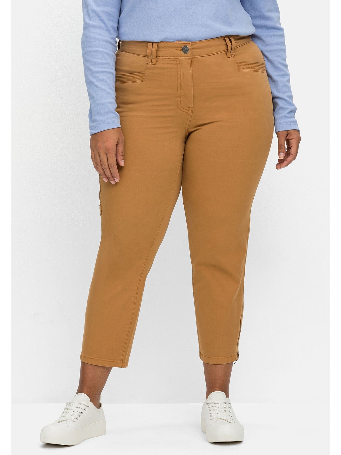 

Брюки sheego 7/8 Hose, светло-коричневый