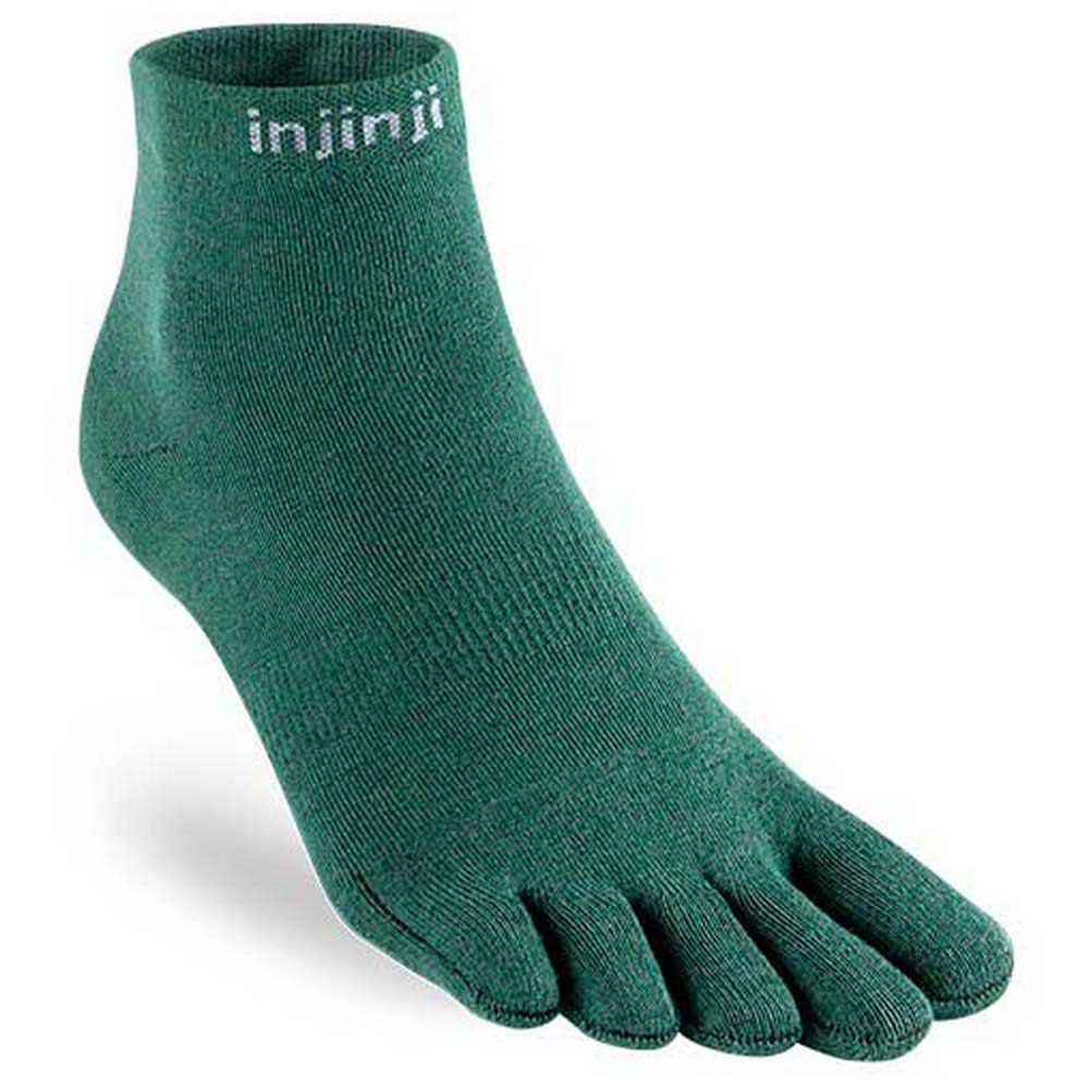 

Носки Injinji Liner Mini-Crew, зеленый