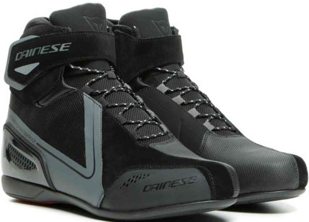 Водонепроницаемая мотоциклетная обувь Energyca D-WP Dainese, черный/серый водонепроницаемая мотоциклетная обувь g rome gtx gaerne белый