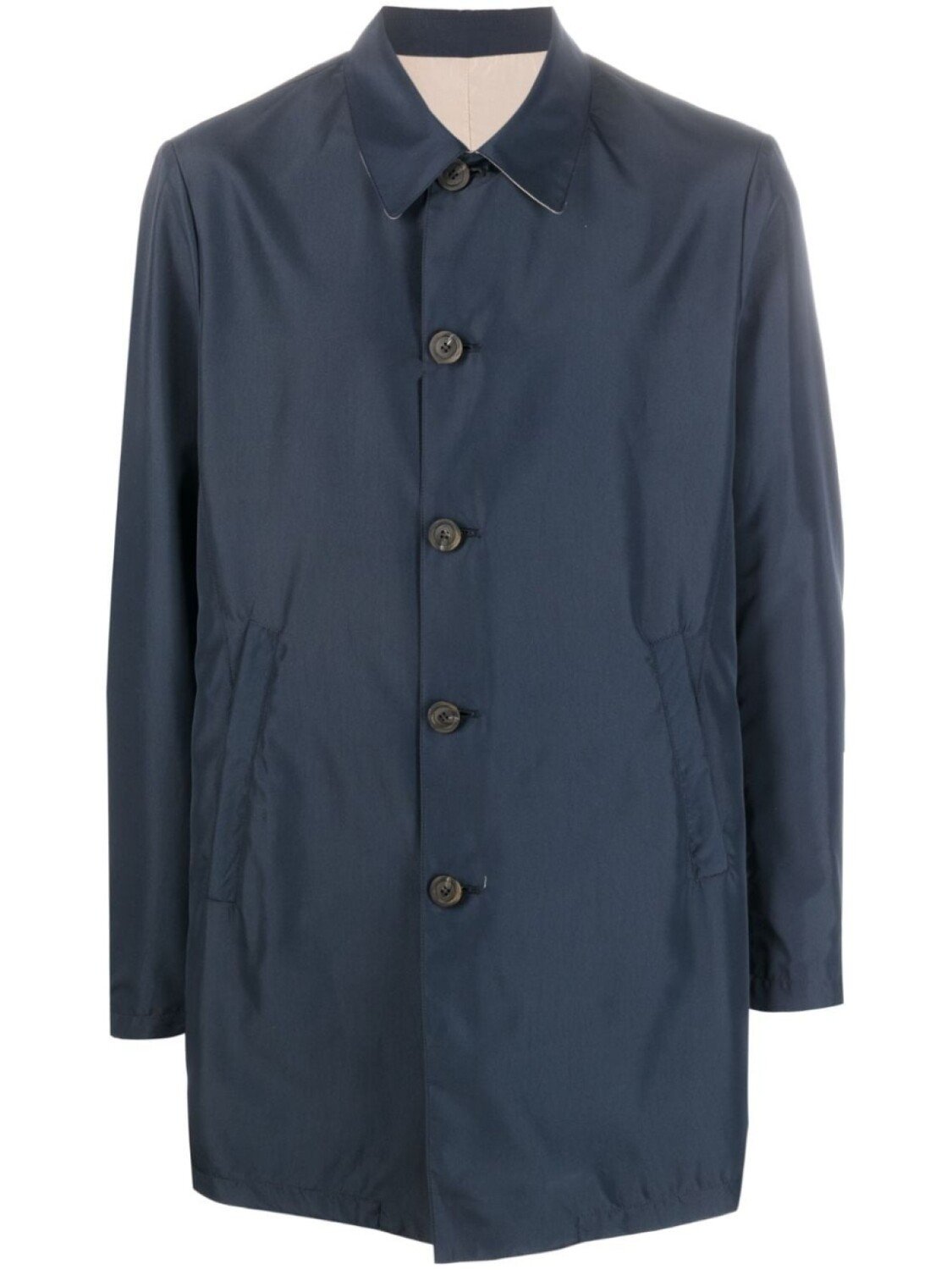 

Canali однотонная парка, синий