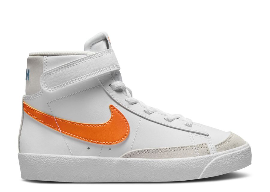 

Кроссовки Nike Blazer Mid '77 Ps 'White Total Orange', белый