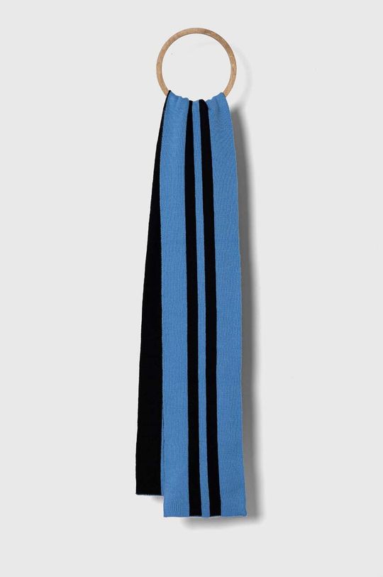 Детский шарф United Colors of Benetton, синий толстовка united colors of benetton средней длины капюшон карманы размер 120 s серый