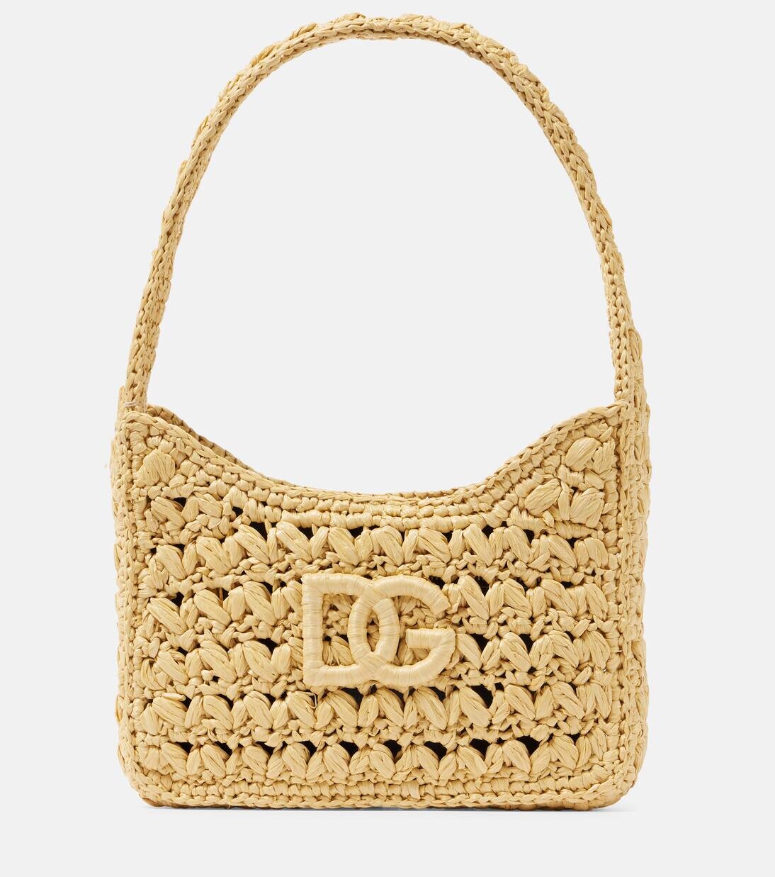 

Сумка на плечо 3.5 DG с эффектом рафии Dolce&Gabbana, цвет natural