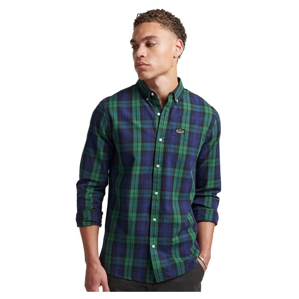 

Рубашка Superdry Vintage Merchant, синий