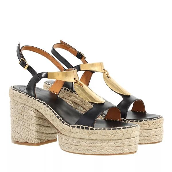 

Эспадрильи pema espadrille sandals black Chloé, черный