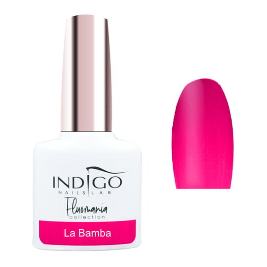

Гибридный лак для ногтей Indigo Fluomania La Bamba 7 мл