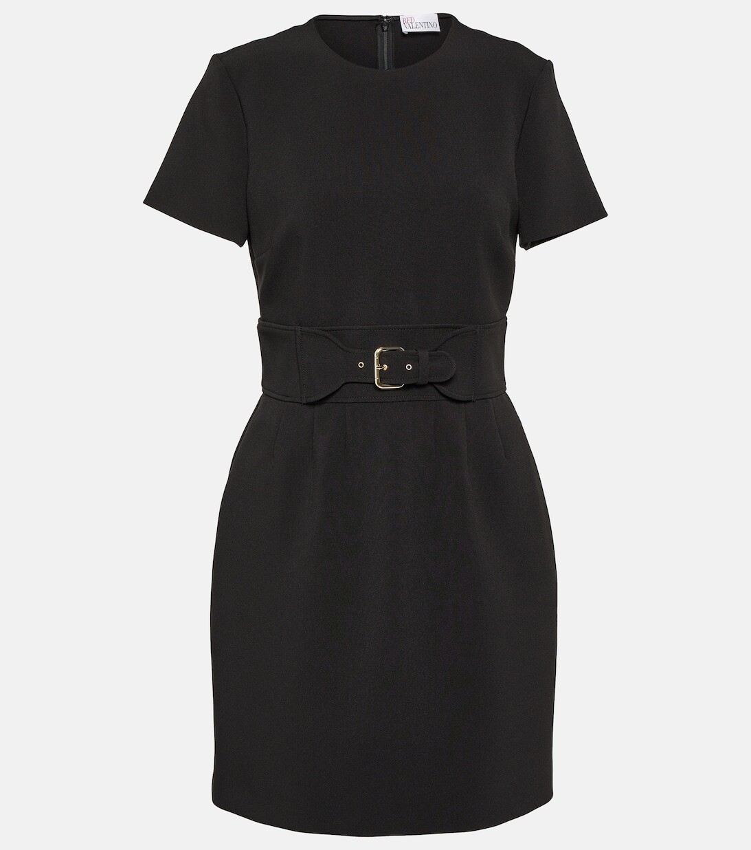 

Мини-платье с поясом REDVALENTINO, черный