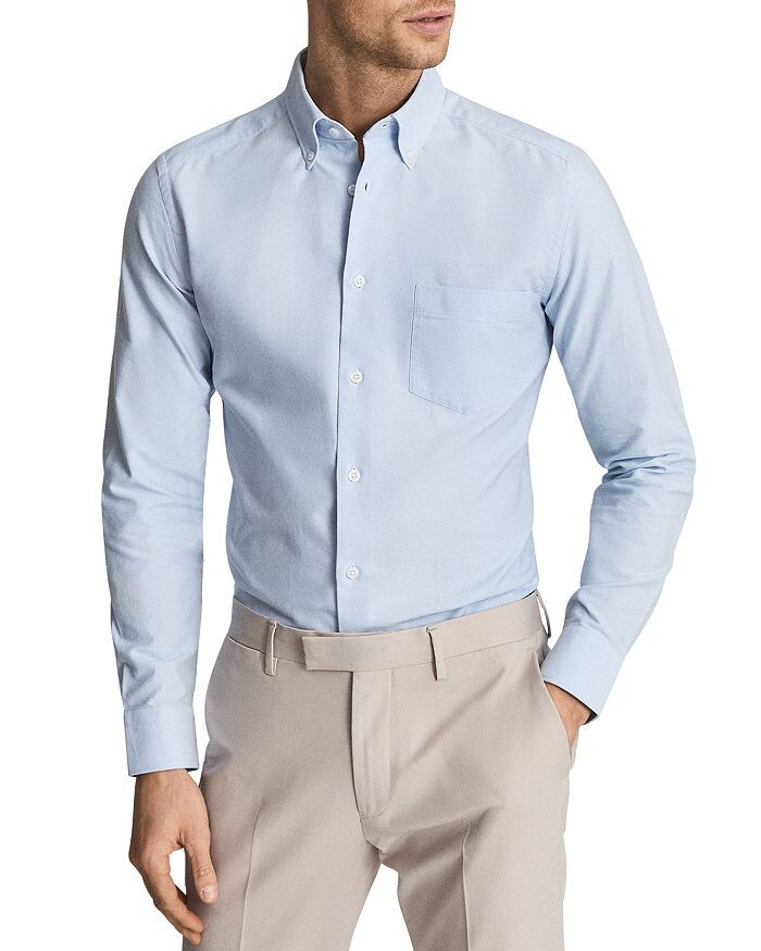 

Хлопковая оксфордская рубашка Greenwich REISS