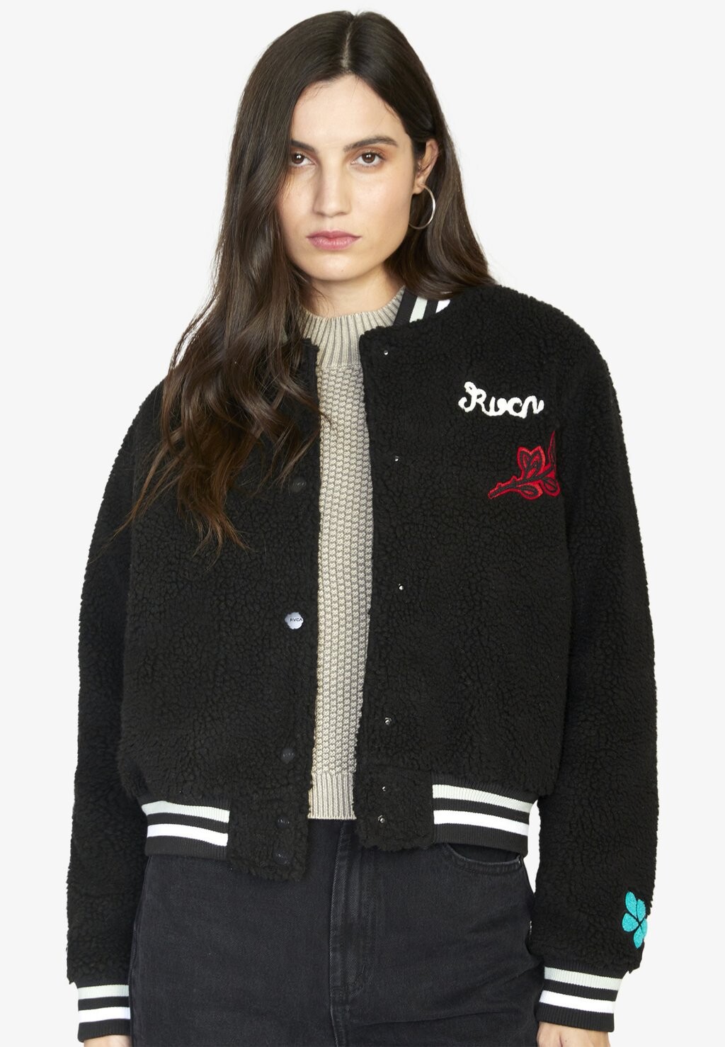 

Куртка-бомбер MARK OBLOW DREAM TEAM RVCA, черный
