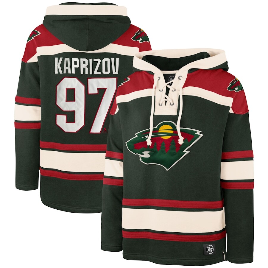 

Пуловер с капюшоном 47 Minnesota Wild, зеленый
