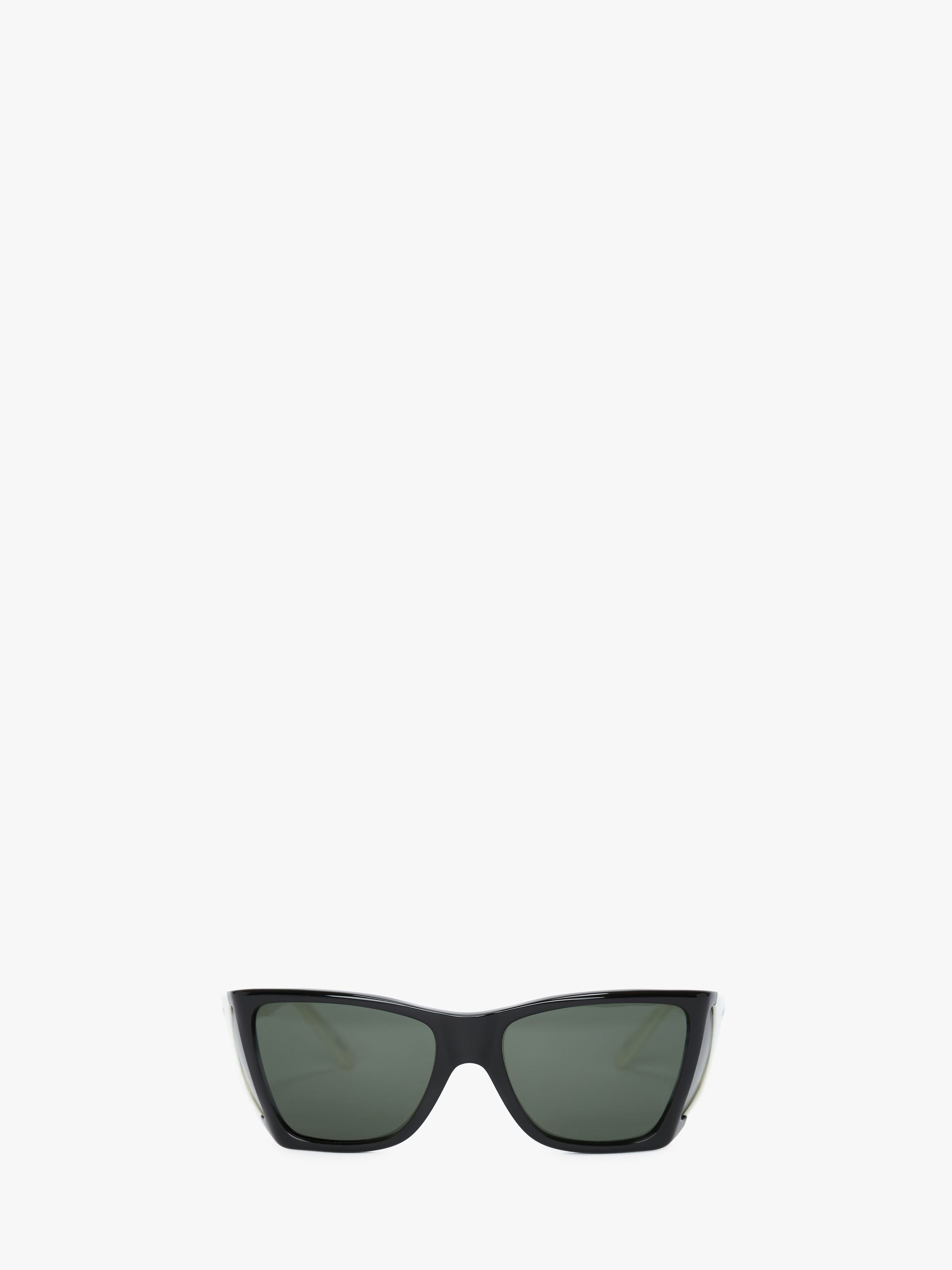 Солнцезащитные очки в широкой оправе JW Anderson, белый