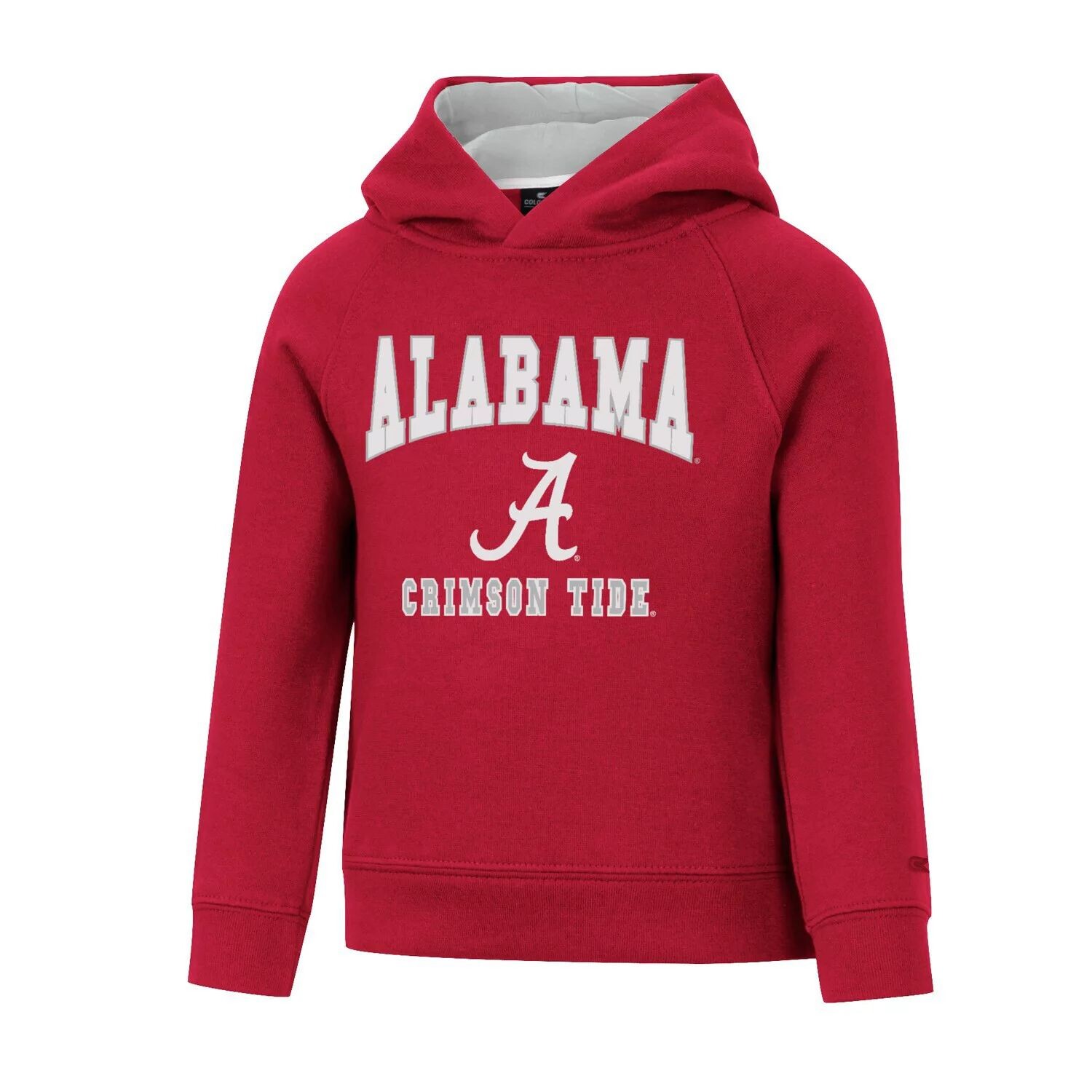 

Толстовка с капюшоном для малышей Colosseum Crimson Alabama Crimson Tide Трубочист пуловер с регланом Colosseum