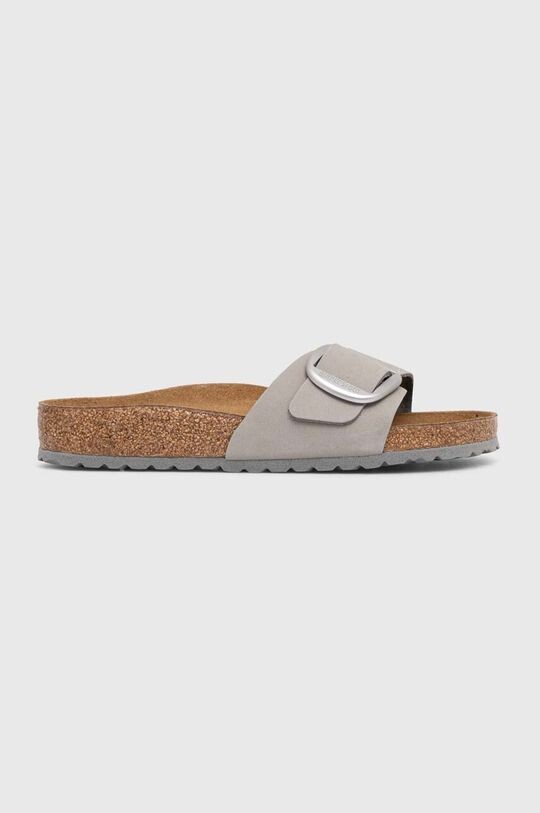 

Шлепанцы Madrid с большой пряжкой Birkenstock, серый