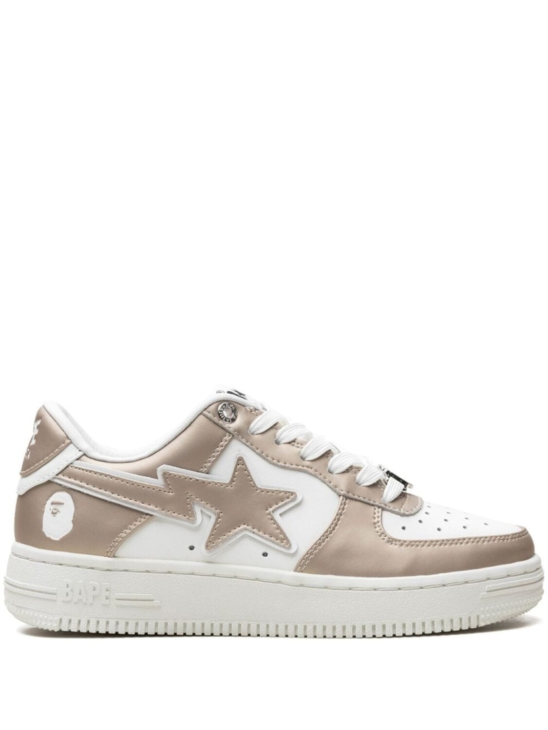 

A BATHING APE кроссовки Bape Sta #4 "Бежевые", белый