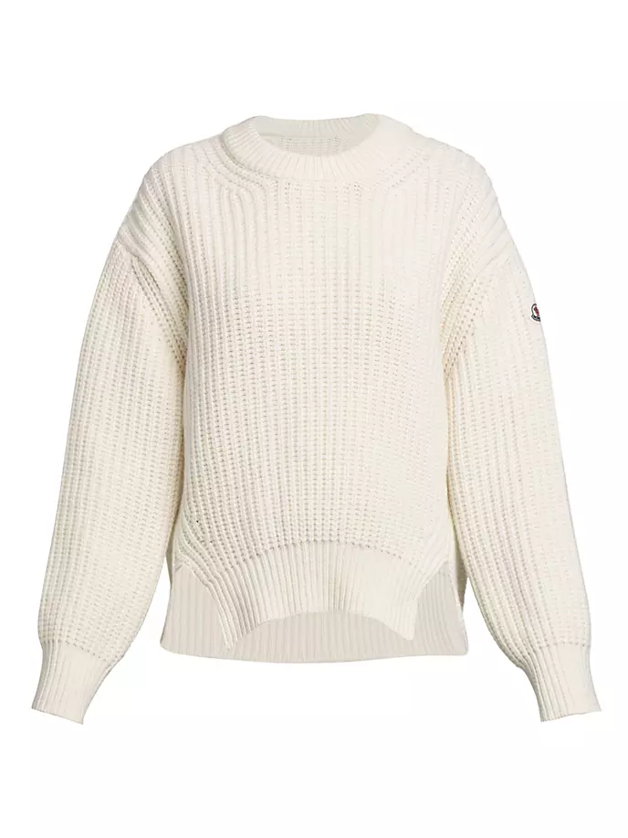 Archivio DNA Шерстяной свитер Moncler, белый