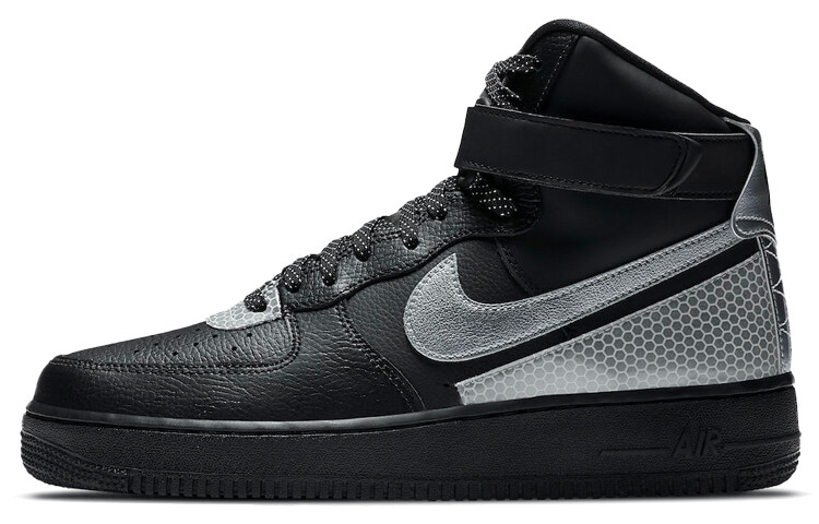 

Nike Air Force 1 High'07 LV8 3M Серебристый/Черный