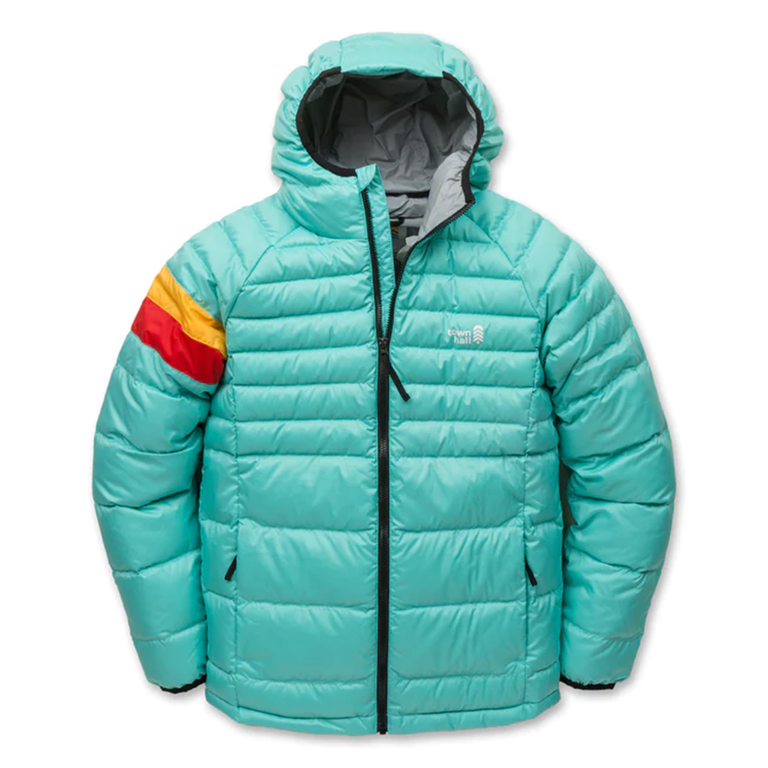 Куртка Town Hall Down Town Puffy, цвет Aqua Sky winter light down puffy jacket luster down jacket