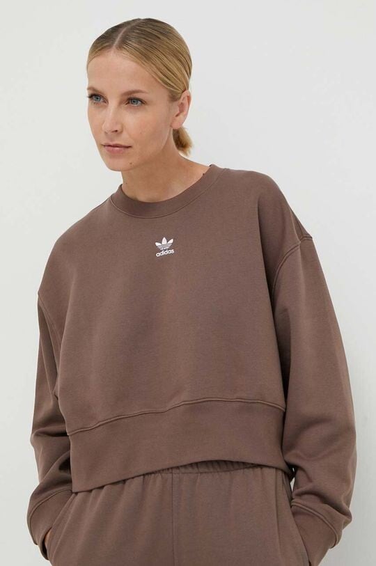 

Толстовка Adicolor Essentials Crew adidas Originals, коричневый