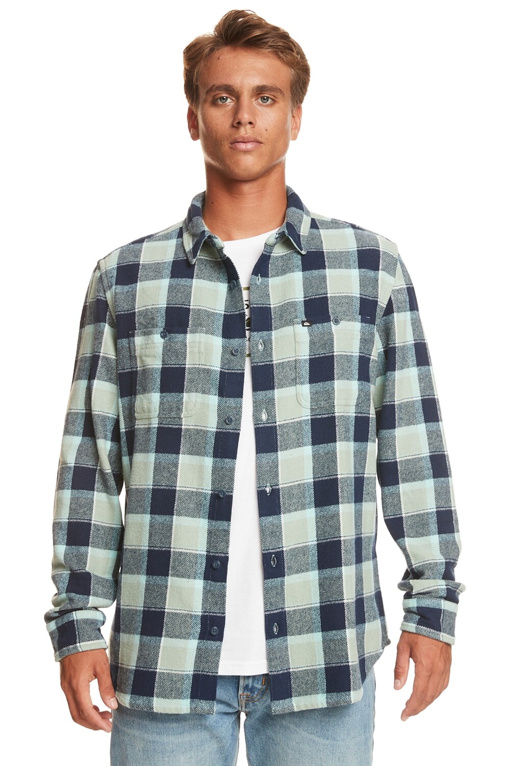 

Рубашка - Темно-синяя - Классический крой Quiksilver, темно-синий