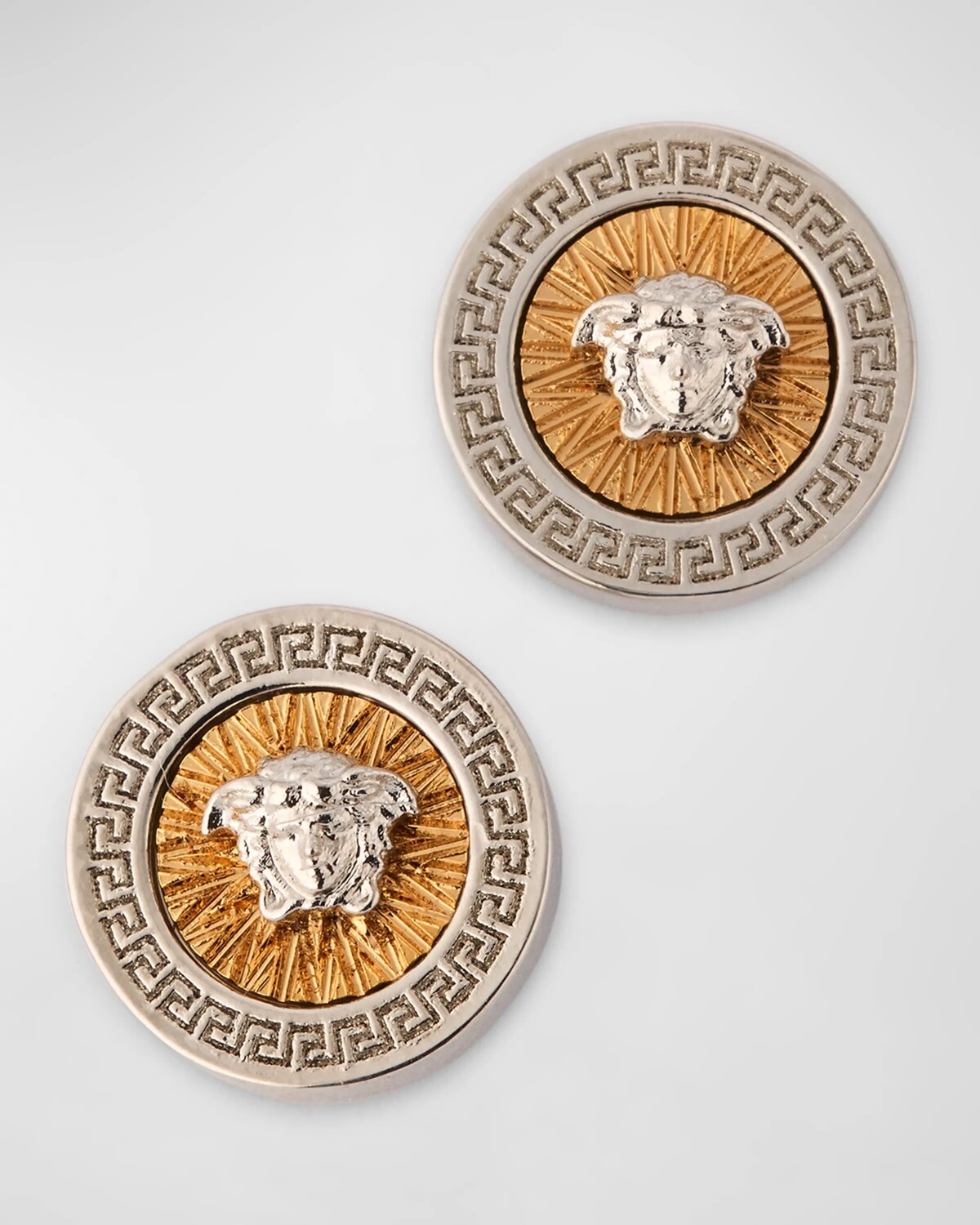 

Мужские серьги Медуза, цвет Versace Gold Palladium