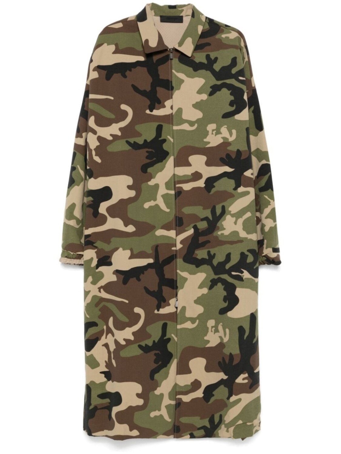 

FEAR OF GOD ESSENTIALS пальто с камуфляжным узором, зеленый