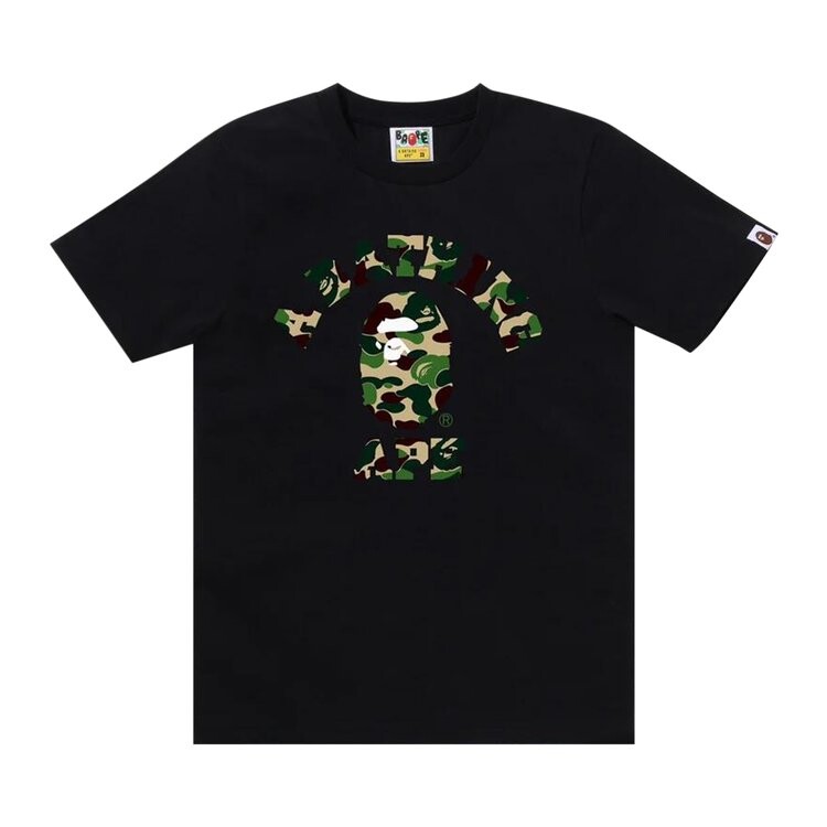 

Футболка BAPE ABC Camo College Tee, цвет Black/Green