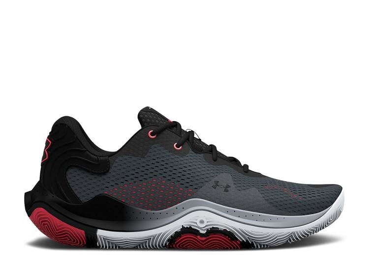 

Кроссовки Under Armour SPAWN 4 'PITCH GREY BLACK', серый