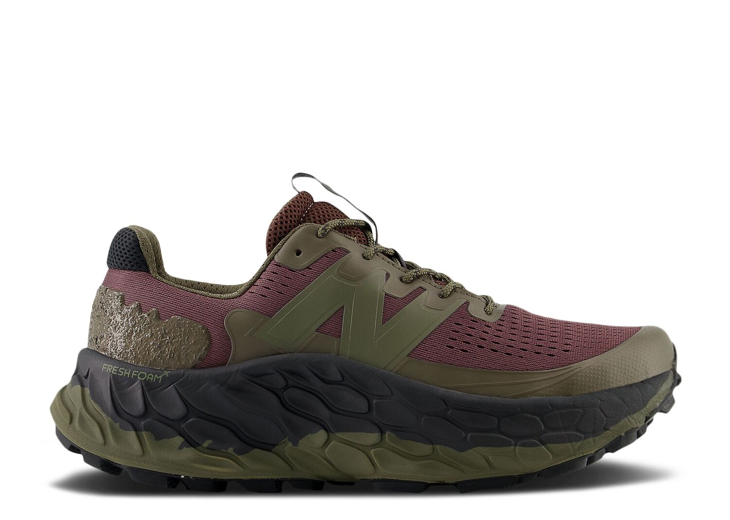 

Кроссовки New Balance Fresh Foam X More Trail V3 'Dark Camo Licorice', зеленый