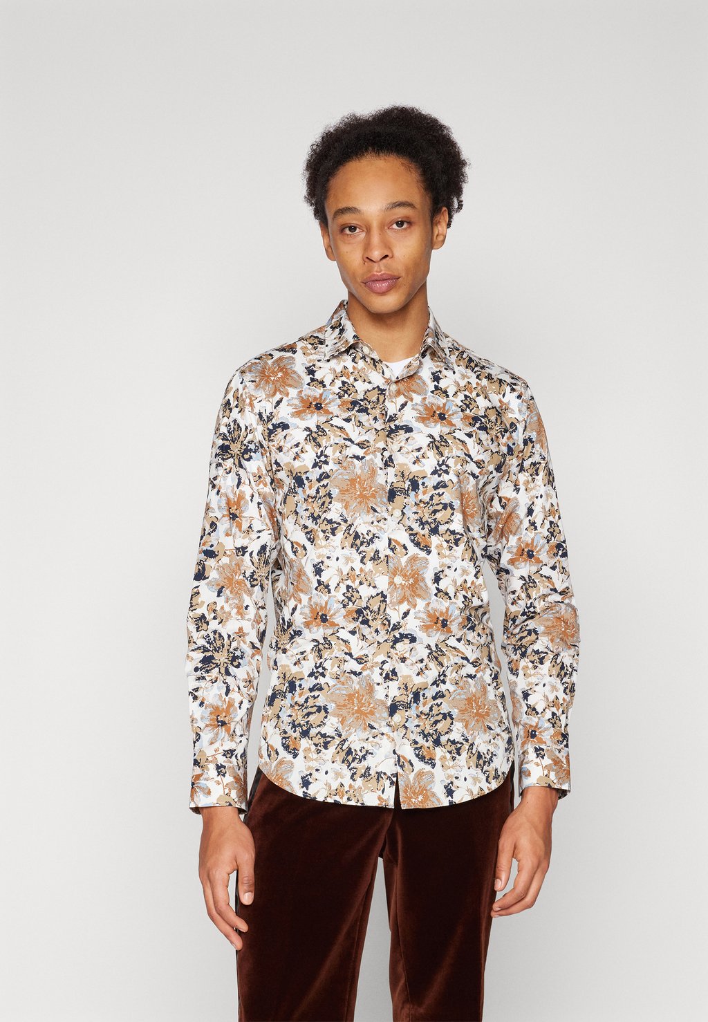 

Элегантная рубашка Jprblaexpress Flower Print Shirt Jack & Jones, цвет cloud dancer