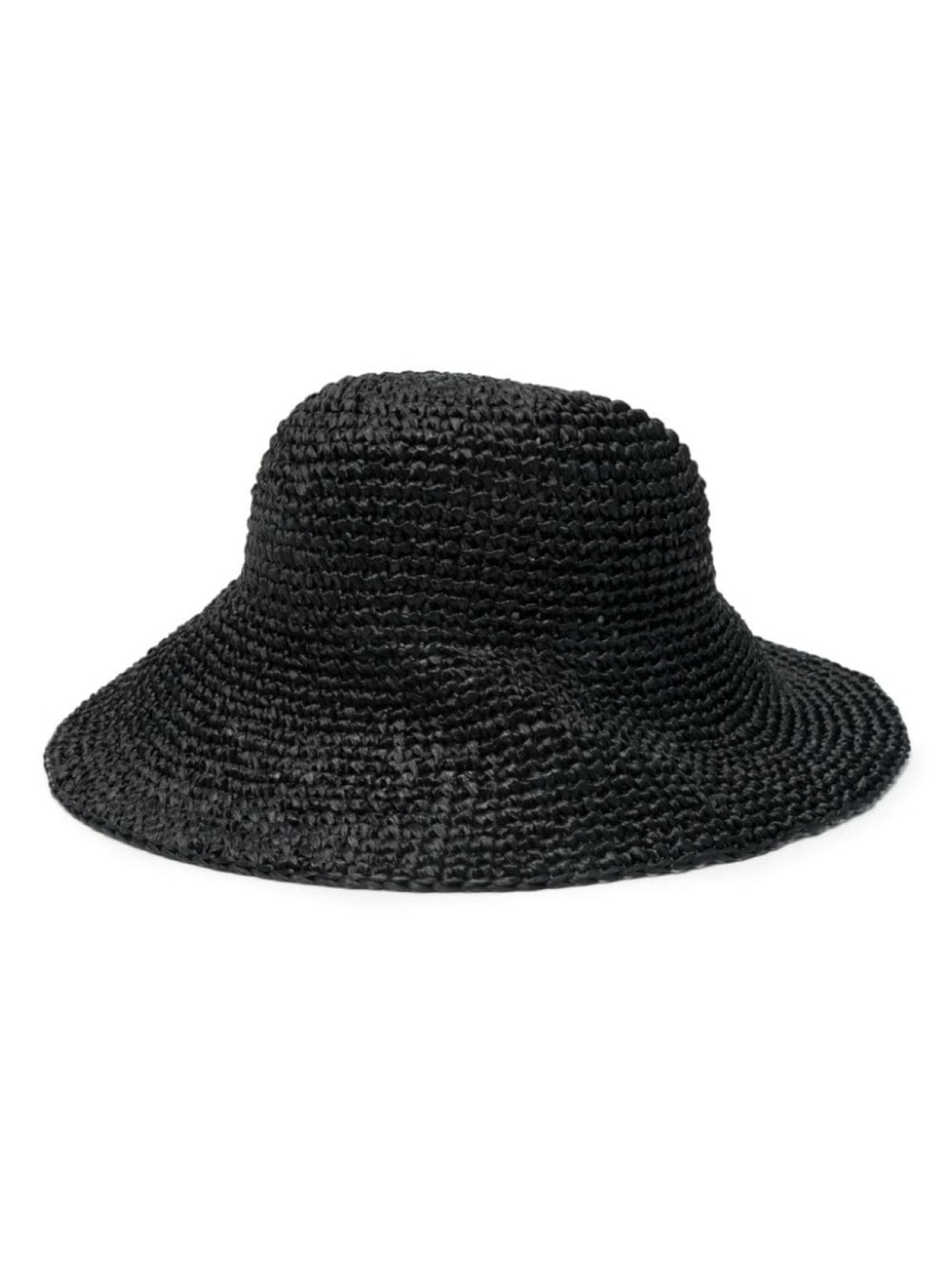 

Вплетенная солнцезащитная шляпа Carl 'S Max Mara, черная