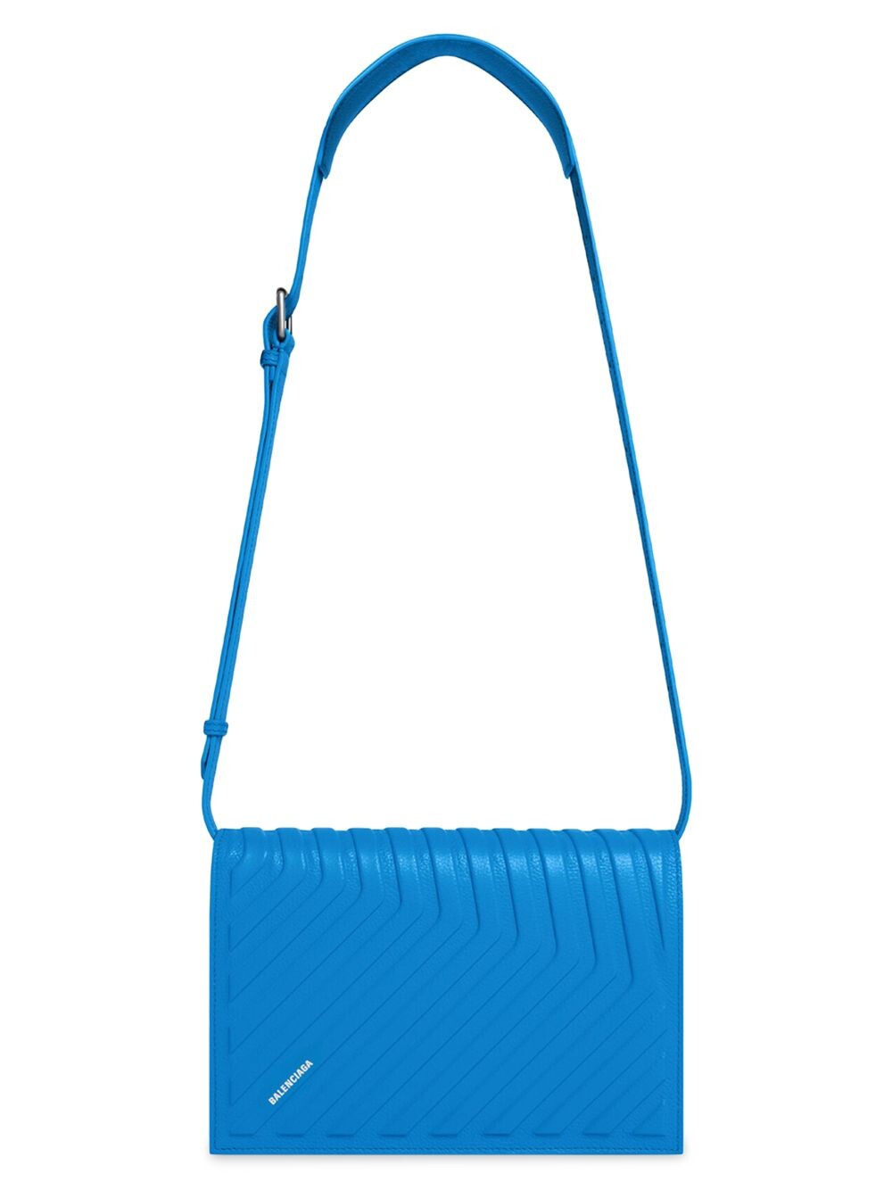 

Автомобильная сумка с клапаном и ремешком Balenciaga, синий
