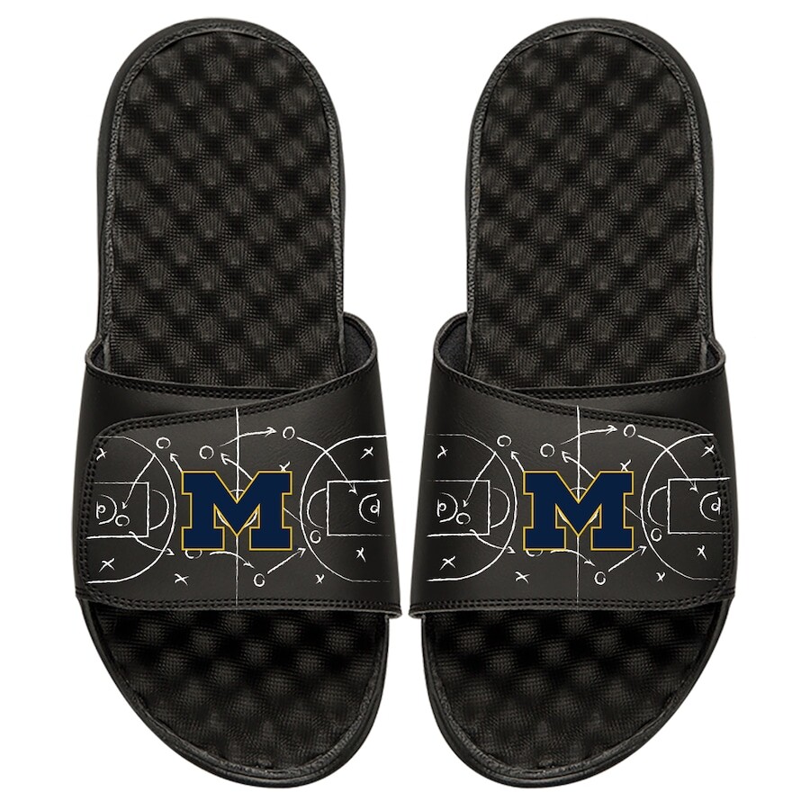 

Шлепанцы ISlide Michigan Wolverines, черный