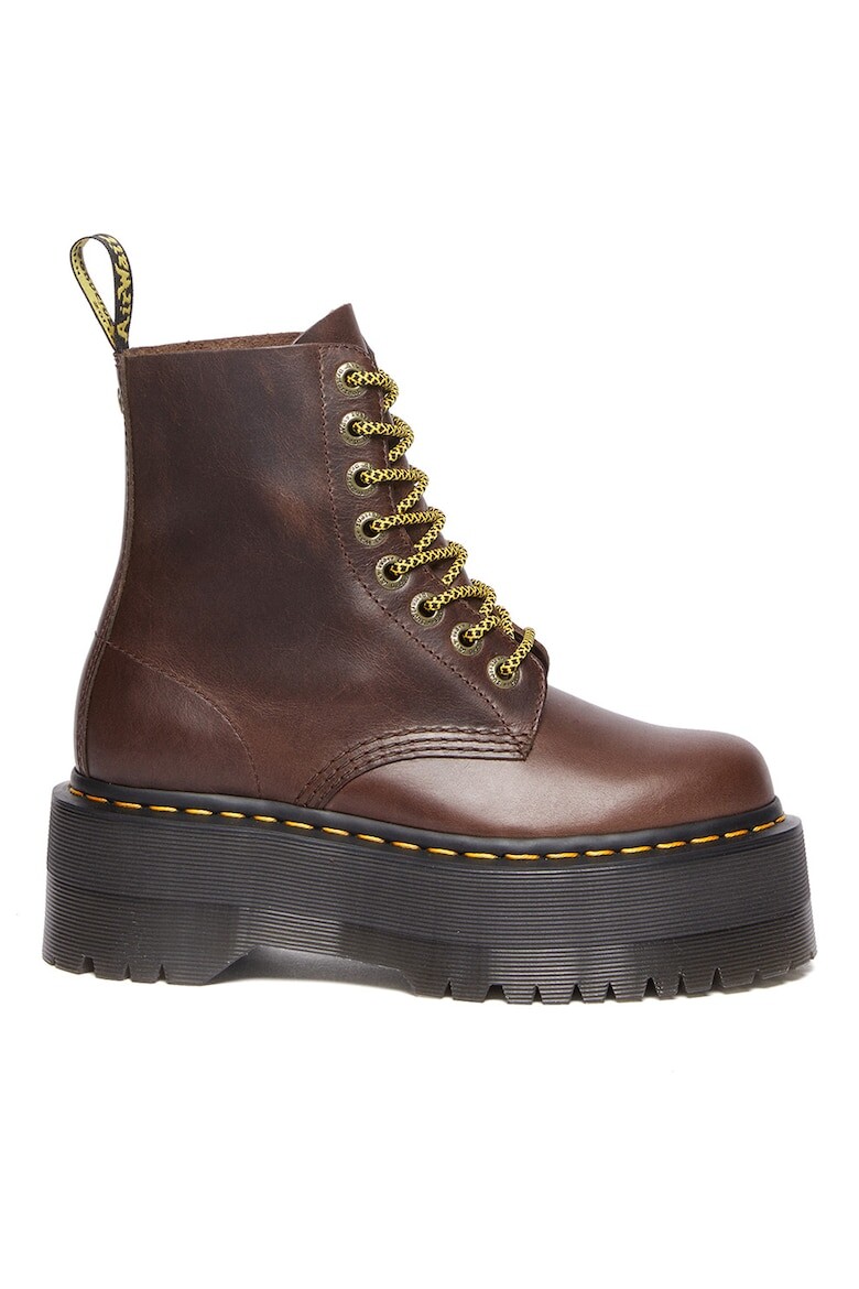 

Кожаные ботинки на платформе 1460 Pascal Max Dr Martens, коричневый
